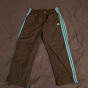 Adidas men’s Joggers in black with Blue Accents